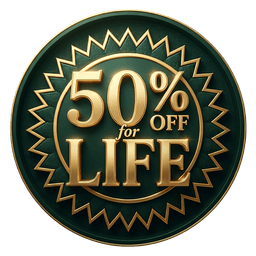50% off for life — Founding Member